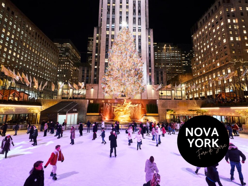 Natal em Nova York 2025 Rockefeller Center - Pista de Patinação